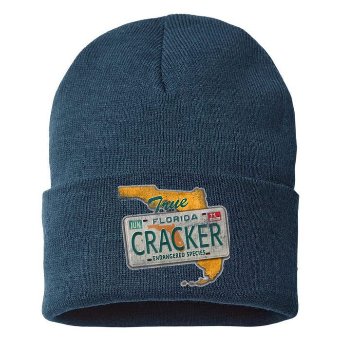 Florida Cracker Shirt Florida Strong Hurricane Ian Support Florida Sustainable Knit Beanie