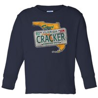 Florida Cracker Shirt Florida Strong Hurricane Ian Support Florida Toddler Long Sleeve Shirt