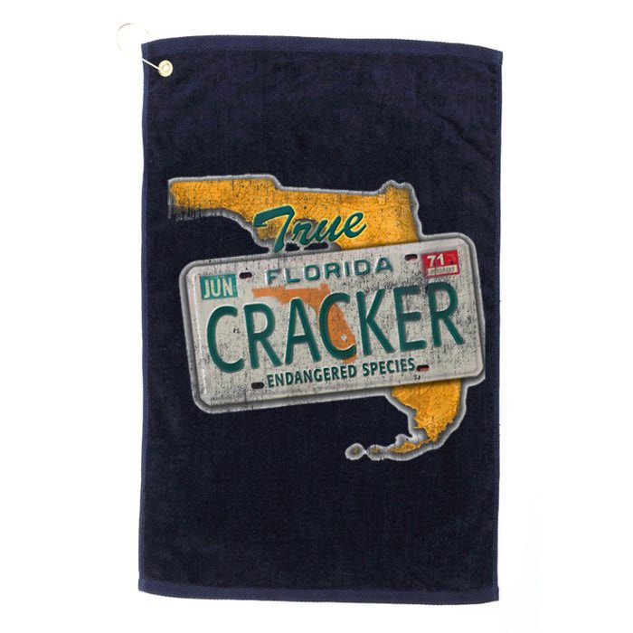 Florida Cracker Shirt Florida Strong Hurricane Ian Support Florida Platinum Collection Golf Towel