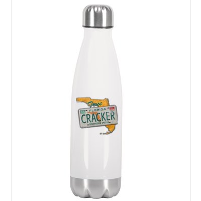 Florida Cracker Shirt Florida Strong Hurricane Ian Support Florida Stainless Steel Insulated Water Bottle