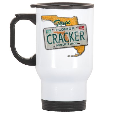 Florida Cracker Shirt Florida Strong Hurricane Ian Support Florida Stainless Steel Travel Mug