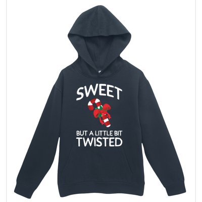 Funny Christmas Sweet But A Little Twisted Candy Cane Great Gift Urban Pullover Hoodie