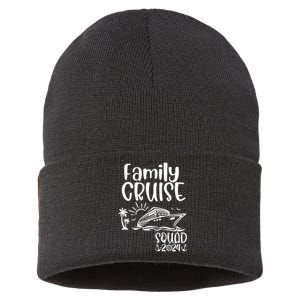 Family Cruise Squad 2024 Family Holiday Matching Cruise Sustainable Knit Beanie