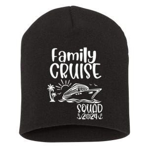 Family Cruise Squad 2024 Family Holiday Matching Cruise Short Acrylic Beanie