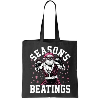 Funny Christmas Seasons Beatings Mma Boxing Santa Claus Bag