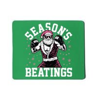 Funny Christmas Seasons Beatings Mma Boxing Santa Claus Mousepad