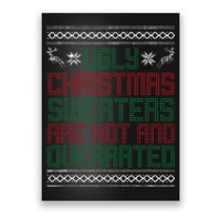 Funny Christmas Shirts For Ugly Sweater Party Poster