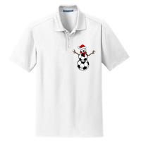 Funny Christmas Soccer Balls Santa Snowman Dry Zone Grid Polo