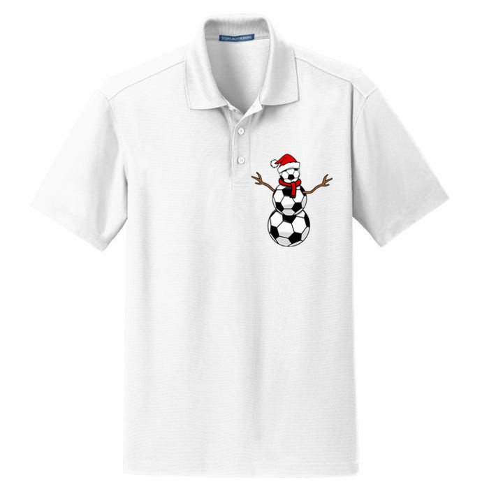 Funny Christmas Soccer Balls Santa Snowman Dry Zone Grid Polo