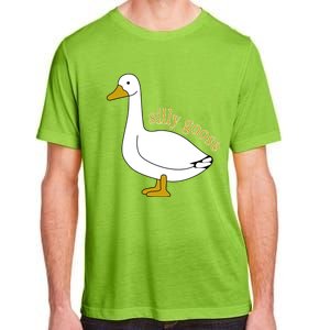 Funny Cute Silly Goose Trendy Clothing Adult ChromaSoft Performance T-Shirt