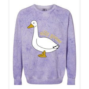 Funny Cute Silly Goose Trendy Clothing Colorblast Crewneck Sweatshirt