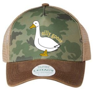 Funny Cute Silly Goose Trendy Clothing Legacy Tie Dye Trucker Hat