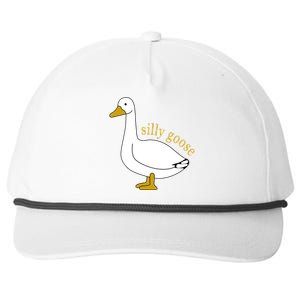 Funny Cute Silly Goose Trendy Clothing Snapback Five-Panel Rope Hat