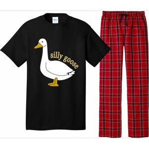 Funny Cute Silly Goose Trendy Clothing Pajama Set