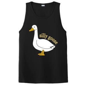 Funny Cute Silly Goose Trendy Clothing PosiCharge Competitor Tank