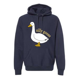 Funny Cute Silly Goose Trendy Clothing Premium Hoodie