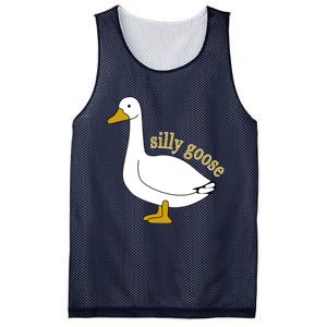 Funny Cute Silly Goose Trendy Clothing Mesh Reversible Basketball Jersey Tank