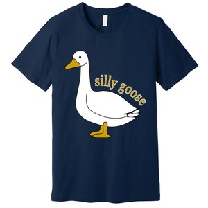 Funny Cute Silly Goose Trendy Clothing Premium T-Shirt