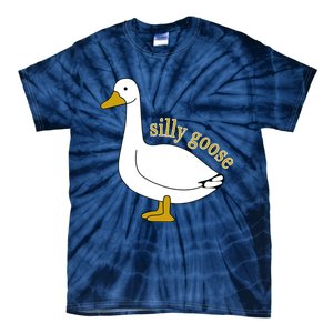 Funny Cute Silly Goose Trendy Clothing Tie-Dye T-Shirt