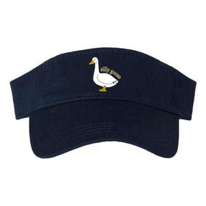 Funny Cute Silly Goose Trendy Clothing Valucap Bio-Washed Visor