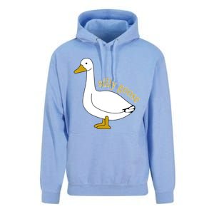 Funny Cute Silly Goose Trendy Clothing Unisex Surf Hoodie