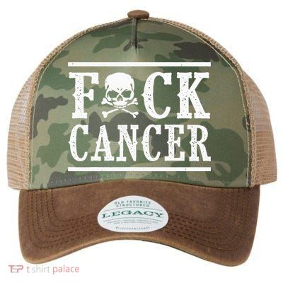 Fuck Cancer Skull and Crossbones Skeleton Breast Cancer Legacy Tie Dye Trucker Hat