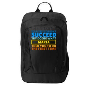 Funny Customized Saying For Maria City Backpack