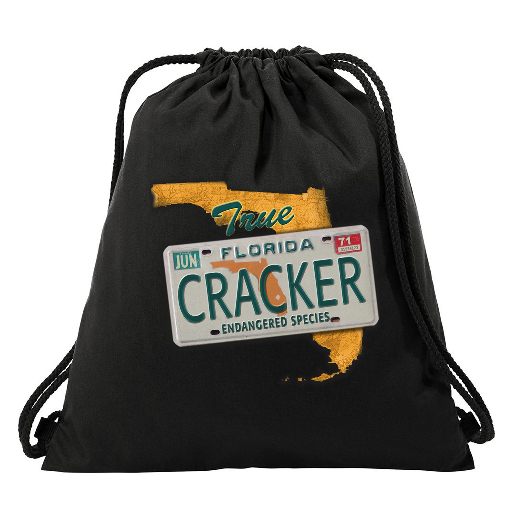 Florida Cracker Shirt Florida Strong Hurricane Ian Support Florida Drawstring Bag
