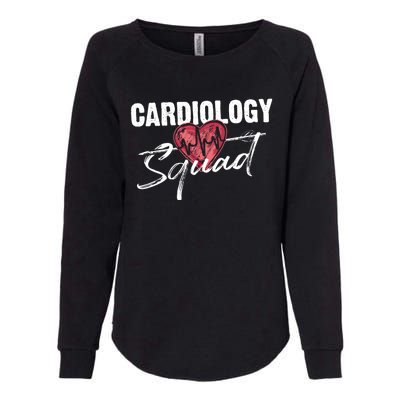 Funny Cardiology Squad Gift For Cardiovascular Technologists Cute Gift Womens California Wash Sweatshirt