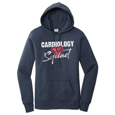 Funny Cardiology Squad Gift For Cardiovascular Technologists Cute Gift Women's Pullover Hoodie