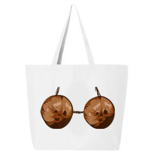 Funny Coconut Summer Coconuts Bra Funny Halloween Summer 25L Jumbo Tote