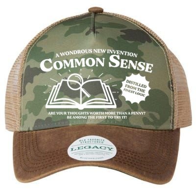 Funny Common Sense Advertisement Legacy Tie Dye Trucker Hat