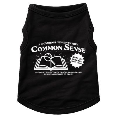 Funny Common Sense Advertisement Doggie Tank