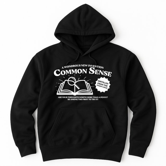 Funny Common Sense Advertisement Hoodie