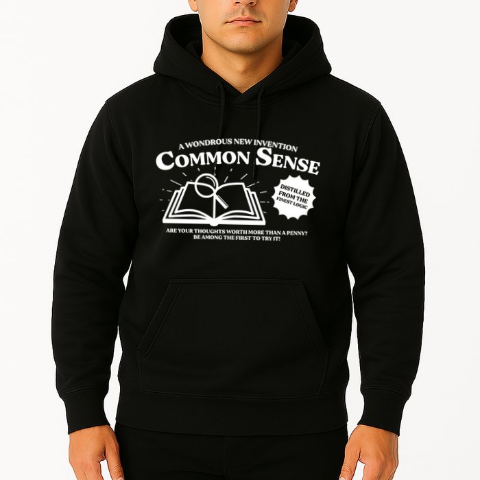 Funny Common Sense Advertisement Hoodie