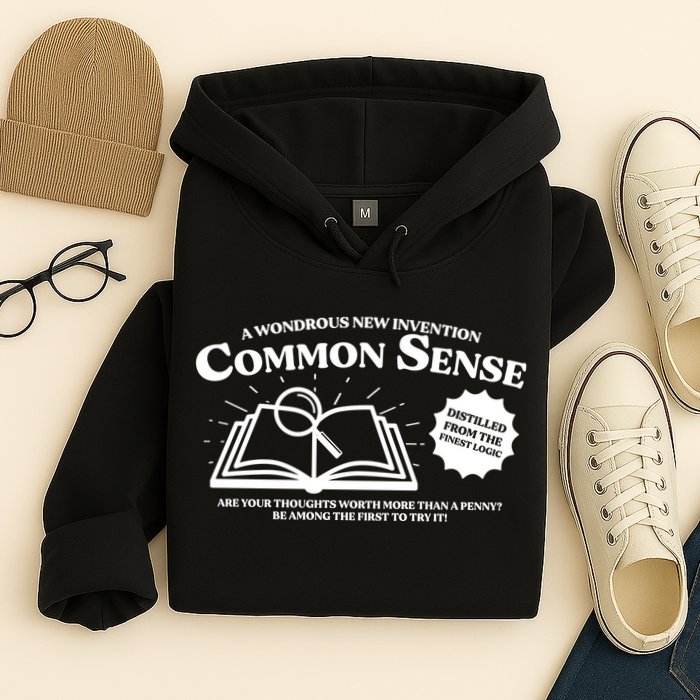 Funny Common Sense Advertisement Hoodie