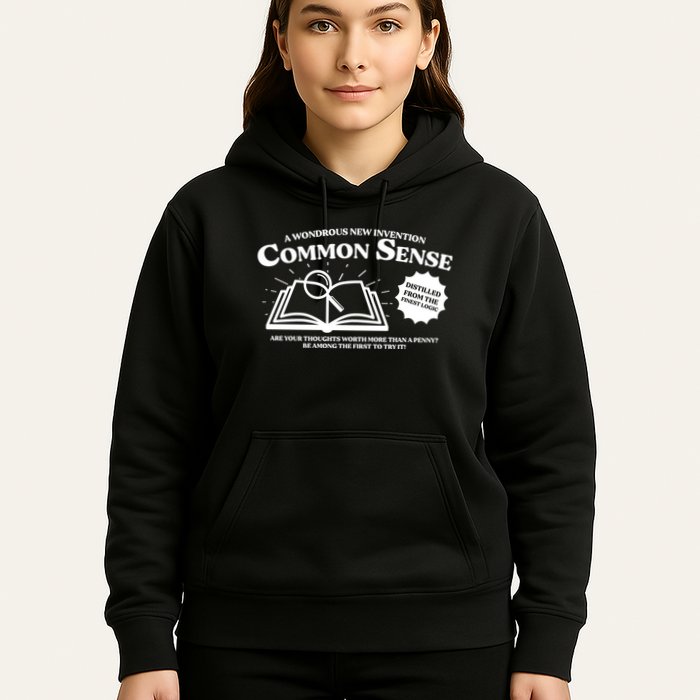 Funny Common Sense Advertisement Hoodie