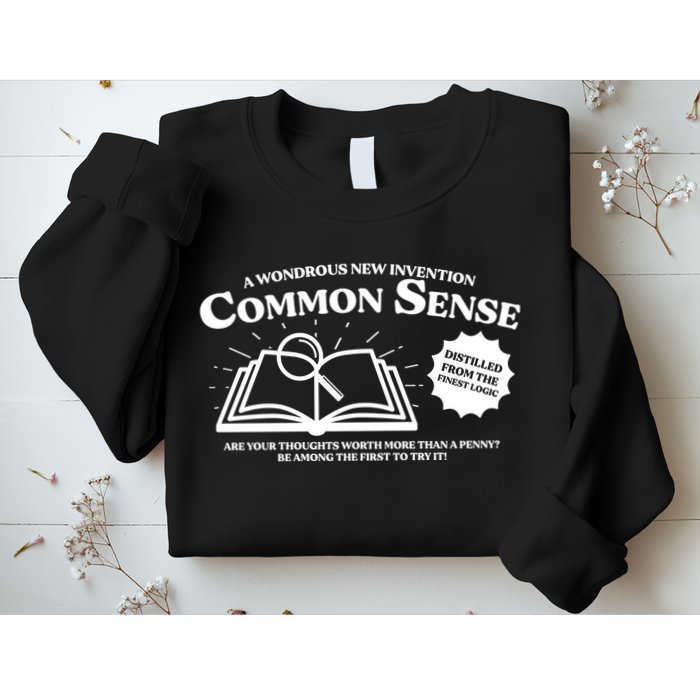 Funny Common Sense Advertisement Sweatshirt