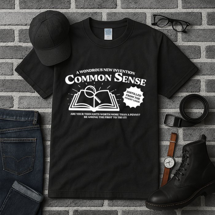 Funny Common Sense Advertisement Tall T-Shirt