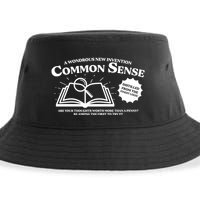 Funny Common Sense Advertisement Sustainable Bucket Hat