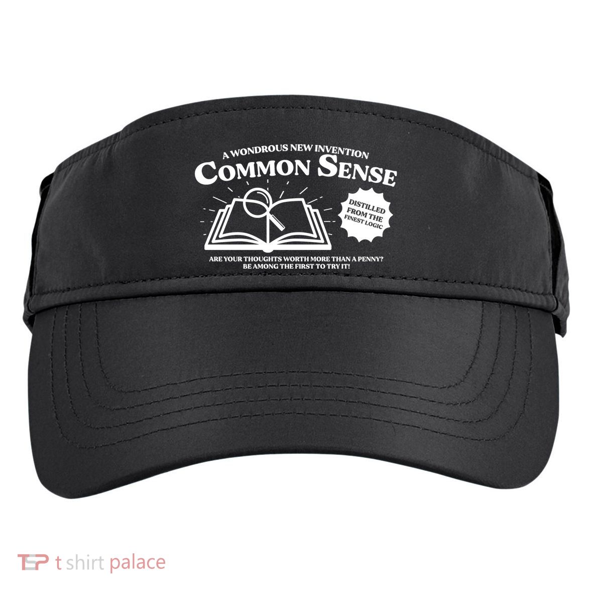Funny Common Sense Advertisement Adult Drive Performance Visor