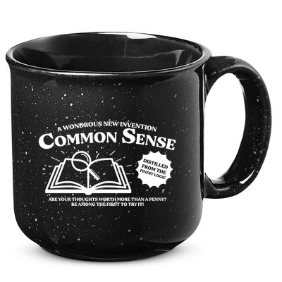 Funny Common Sense Advertisement 15oz Campfire Ceramic Mug
