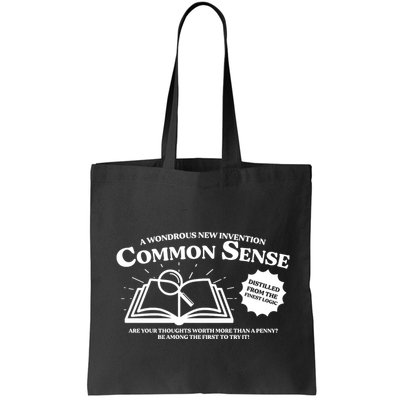 Funny Common Sense Advertisement Bag