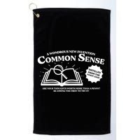 Funny Common Sense Advertisement Golf Towel