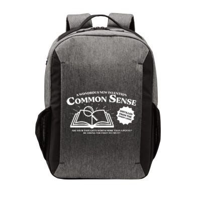 Funny Common Sense Advertisement Vector Backpack