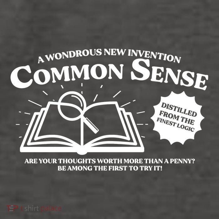 Funny Common Sense Advertisement Vector Backpack