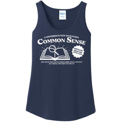 Funny Common Sense Advertisement Ladies Essential Tank