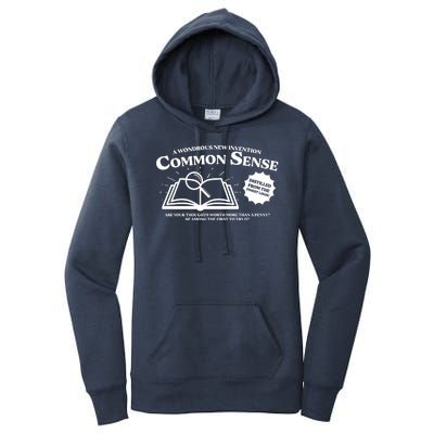 Funny Common Sense Advertisement Women's Pullover Hoodie