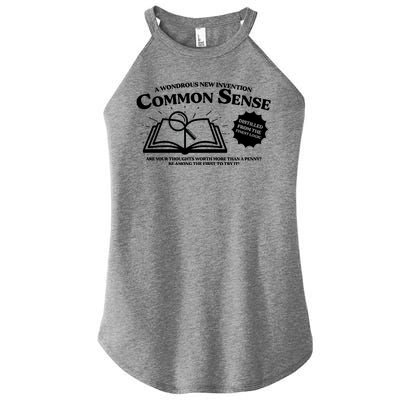 Funny Common Sense Advertisement Women’s Perfect Tri Rocker Tank