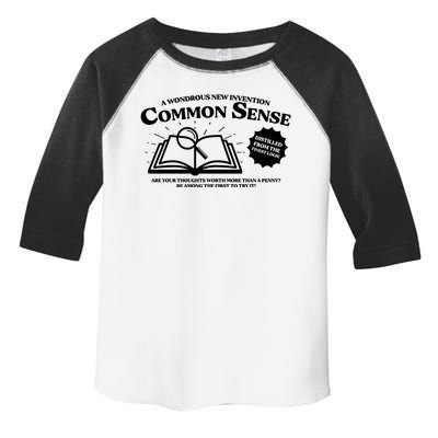 Funny Common Sense Advertisement Toddler Fine Jersey T-Shirt